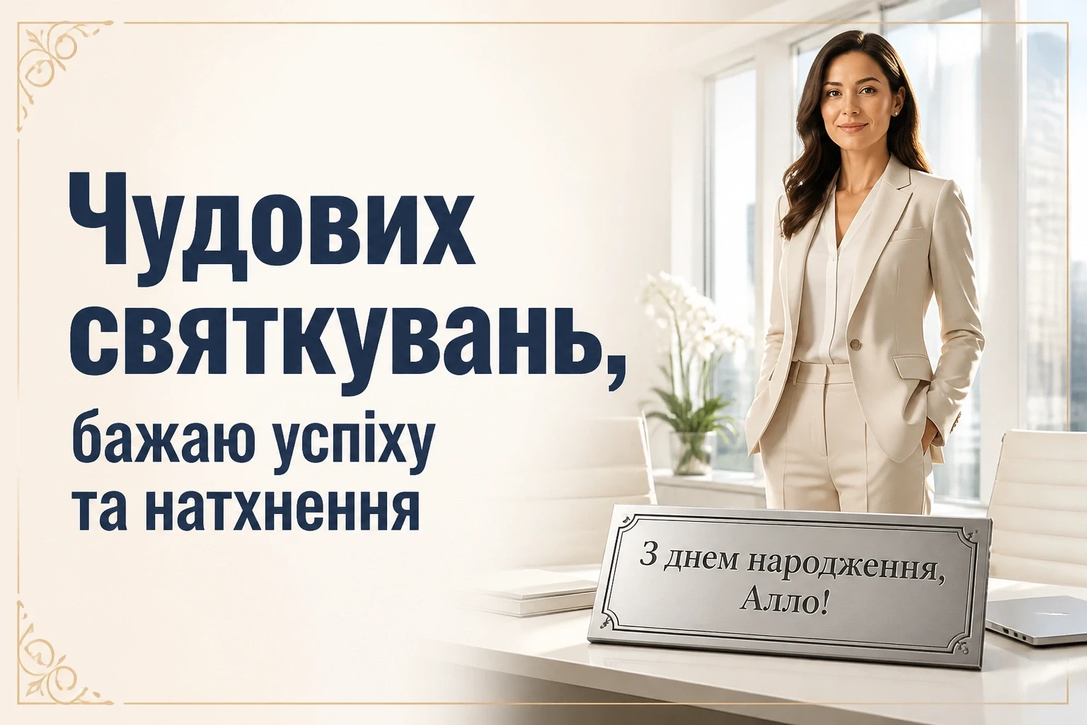 з днем народження алла