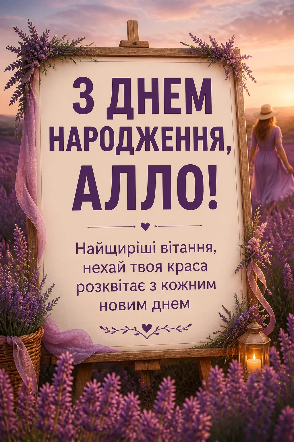 з днем народження алла