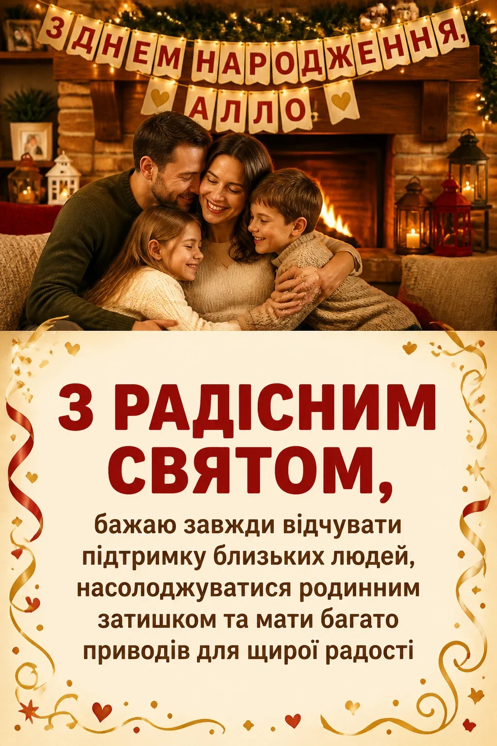 з днем народження алла