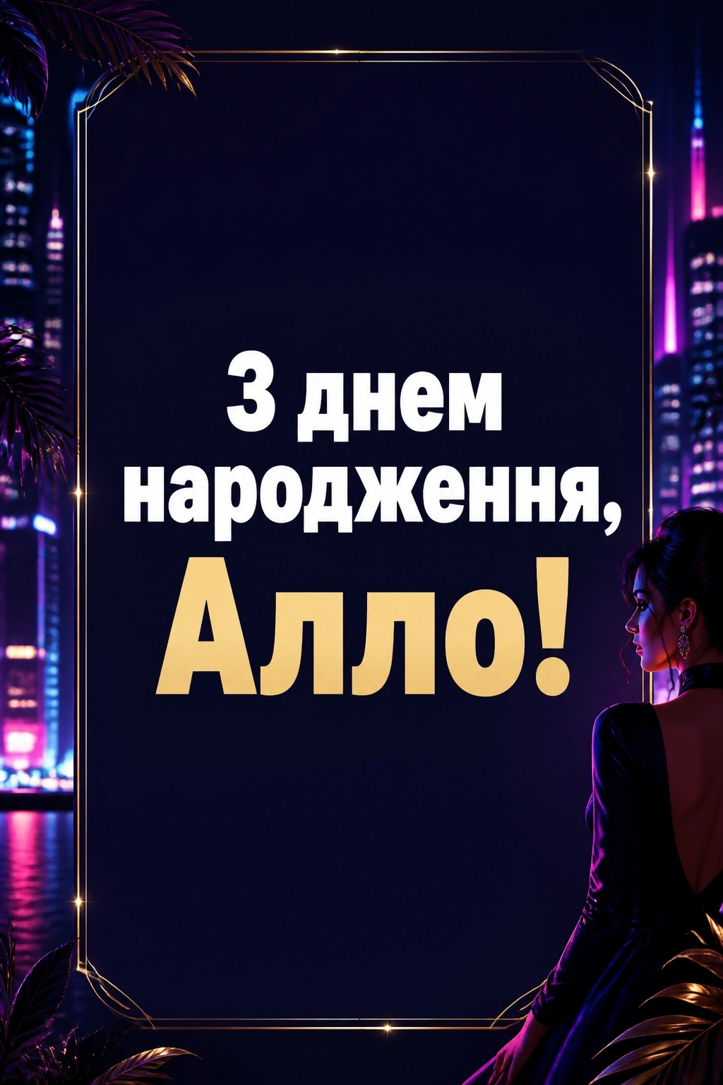з днем народження алла