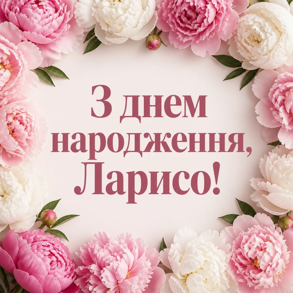з днем народження лариса