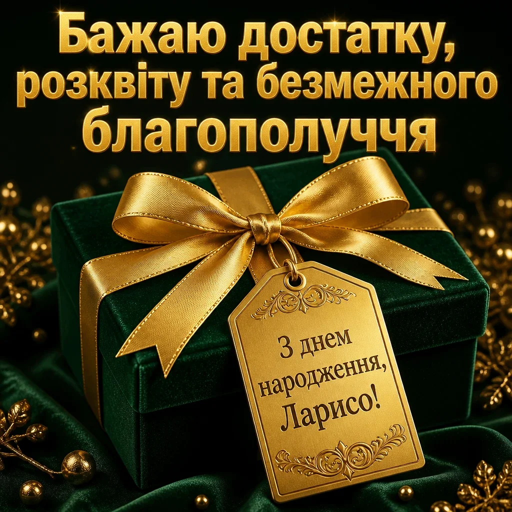 з днем народження лариса