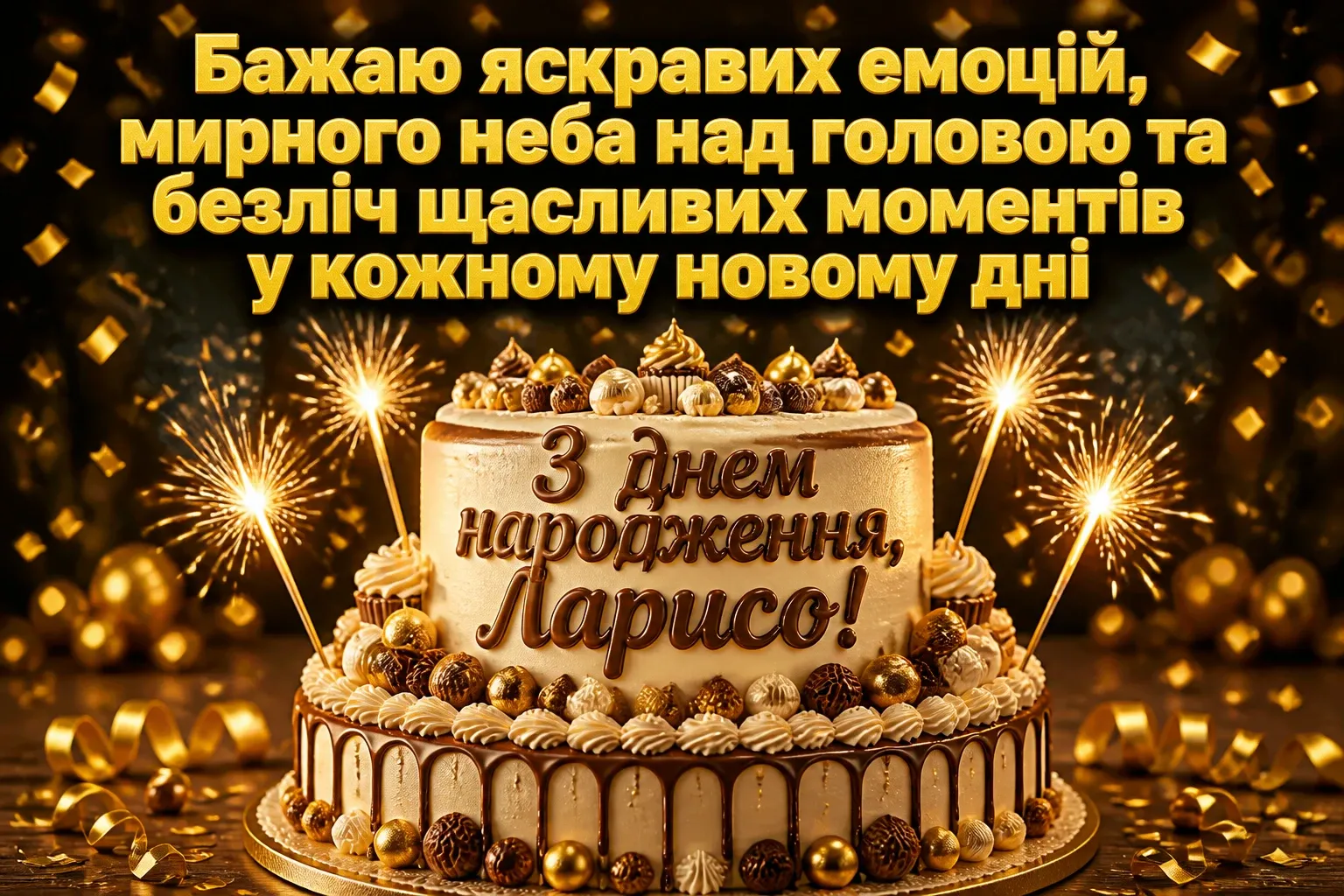 з днем народження лариса