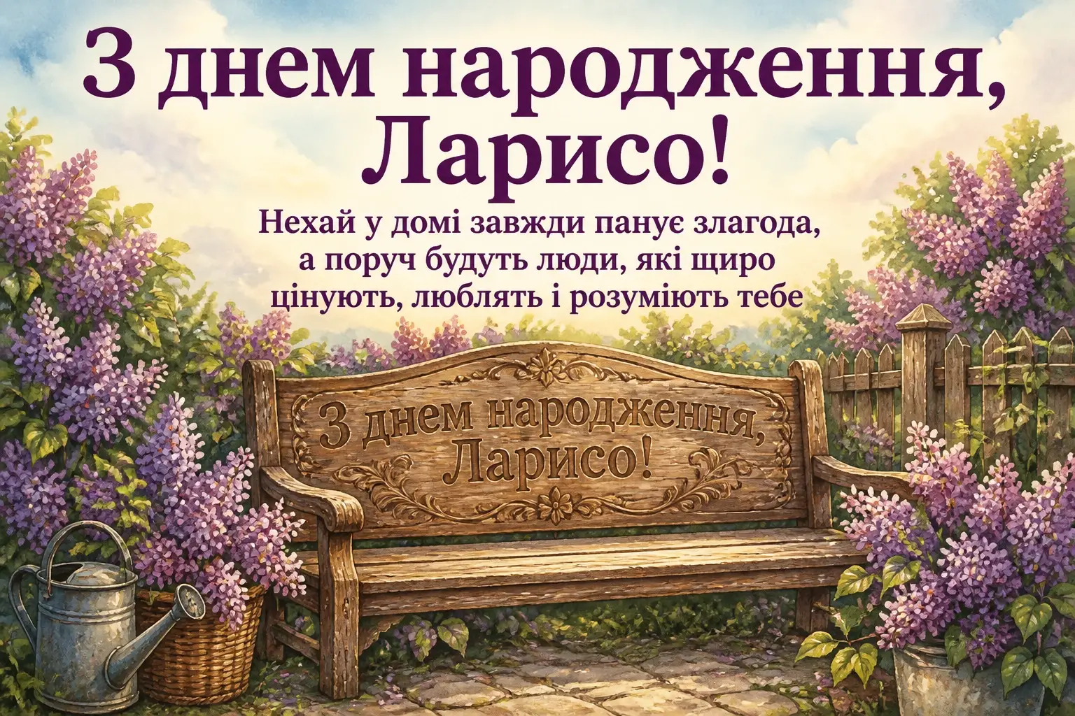 з днем народження лариса