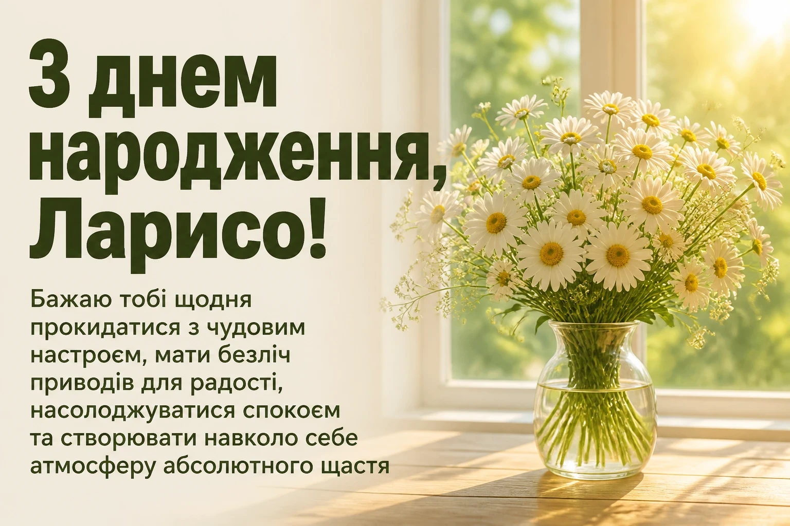 з днем народження лариса