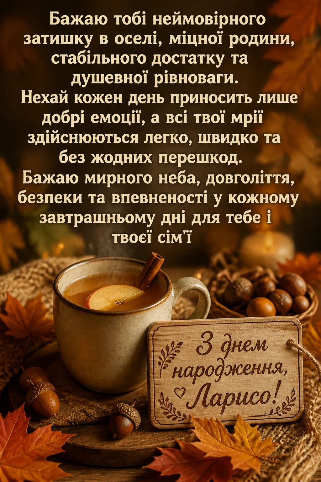з днем народження лариса