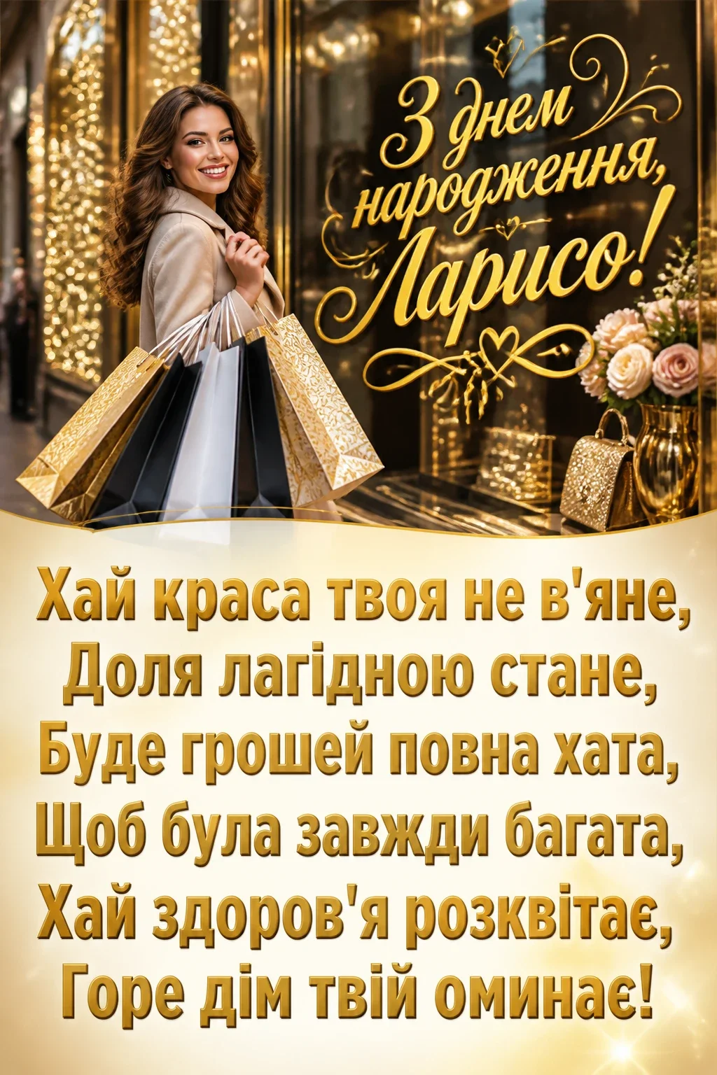 з днем народження лариса