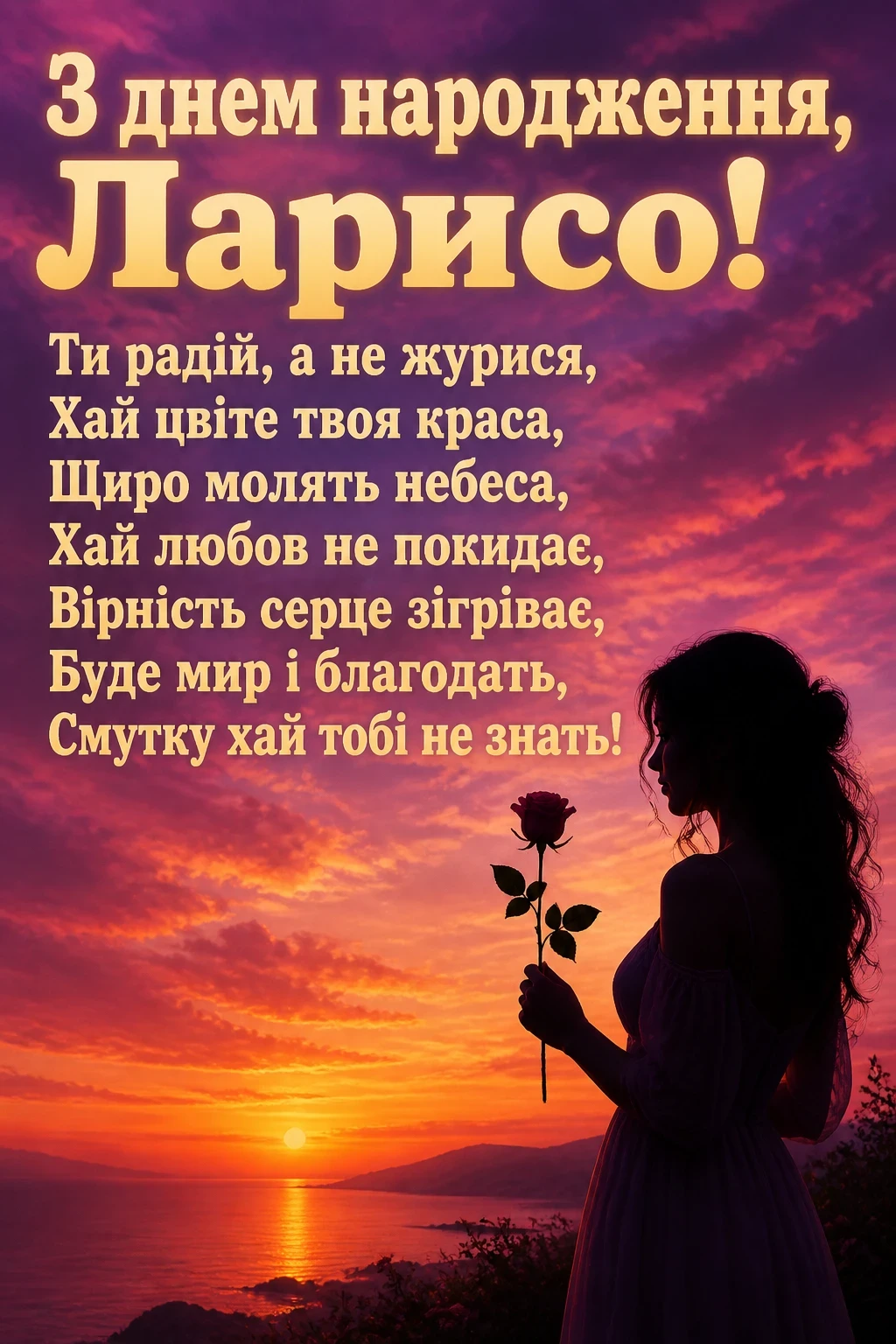 з днем народження лариса