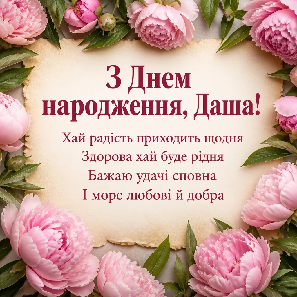 з днем народження даша з днем народження даша