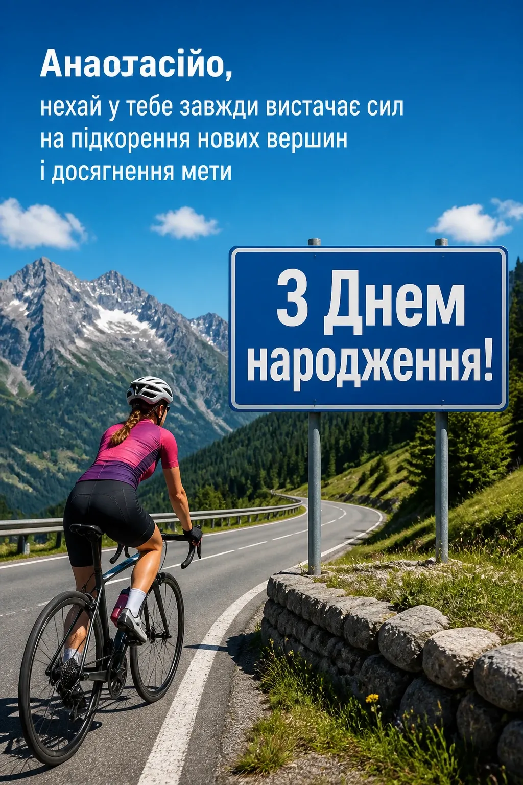 з днем народження анастасія