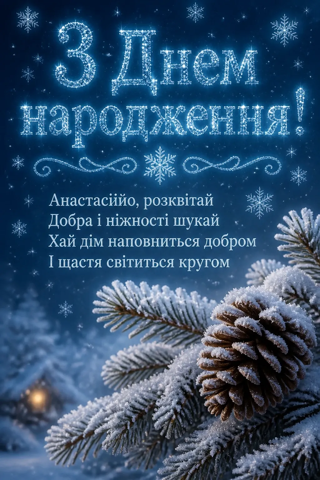 з днем народження анастасія