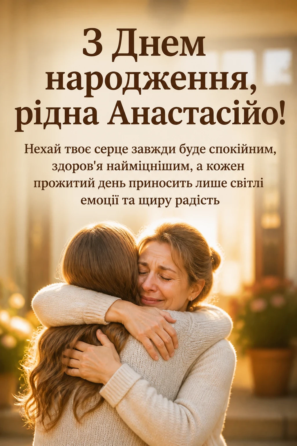 з днем народження анастасія