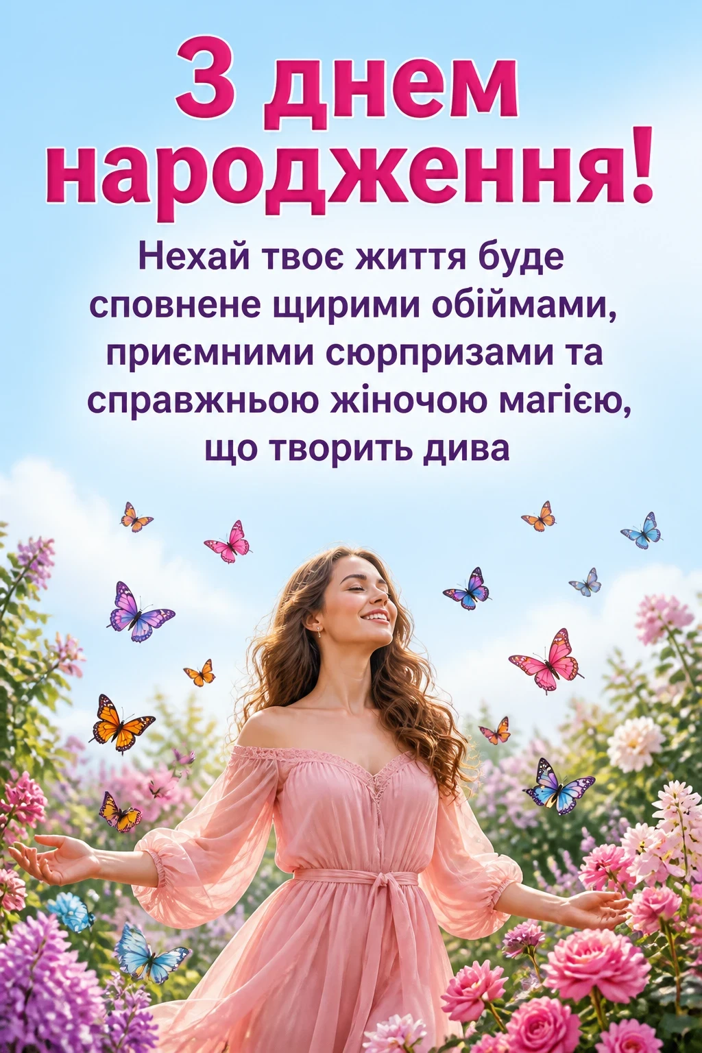 жінці привітання з днем народження жінці привітання з днем народження