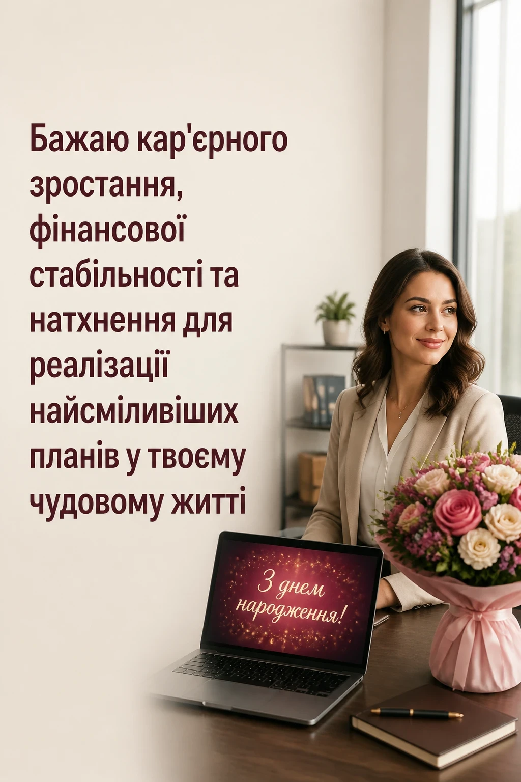 жінці привітання з днем народження жінці привітання з днем народження