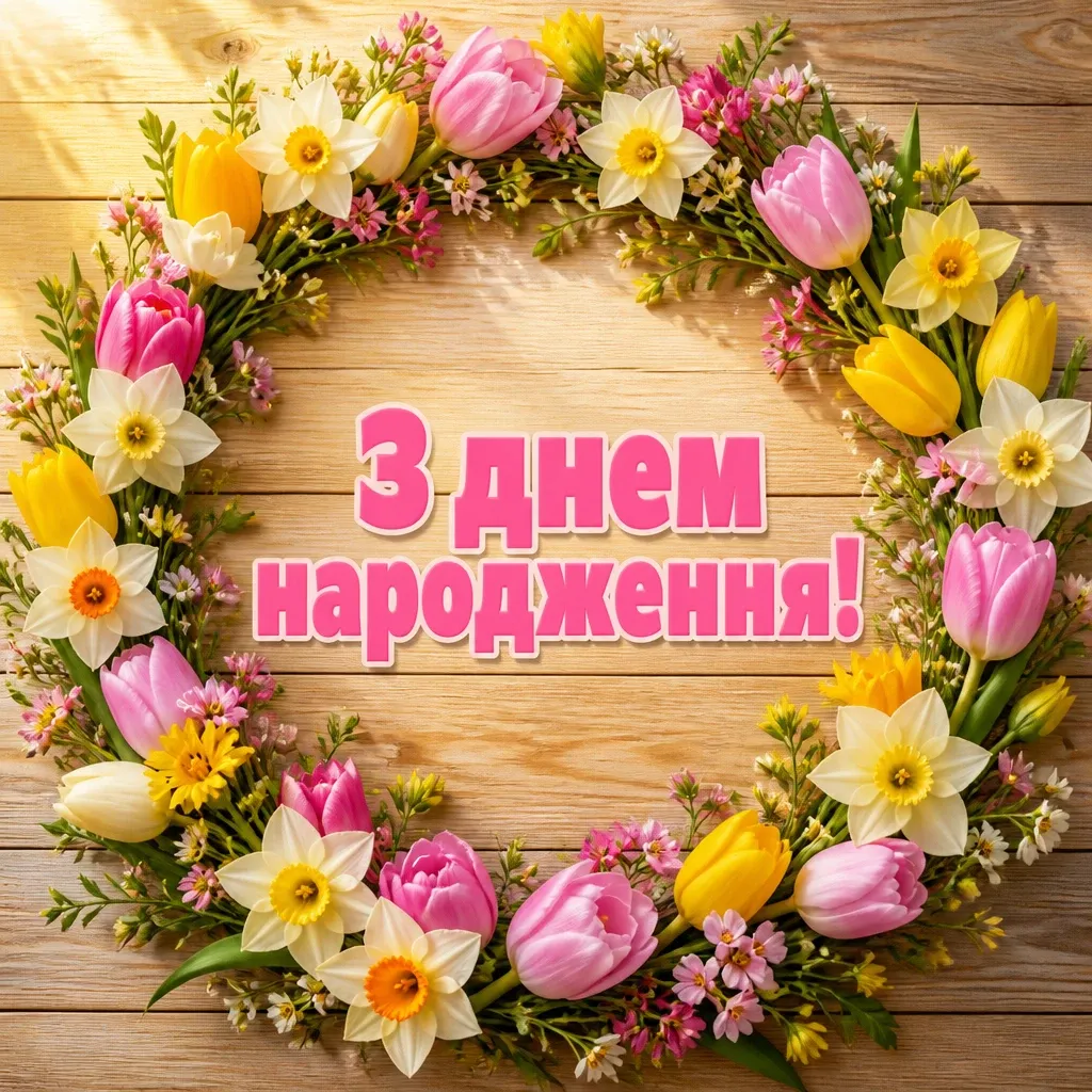 з днем народження надія