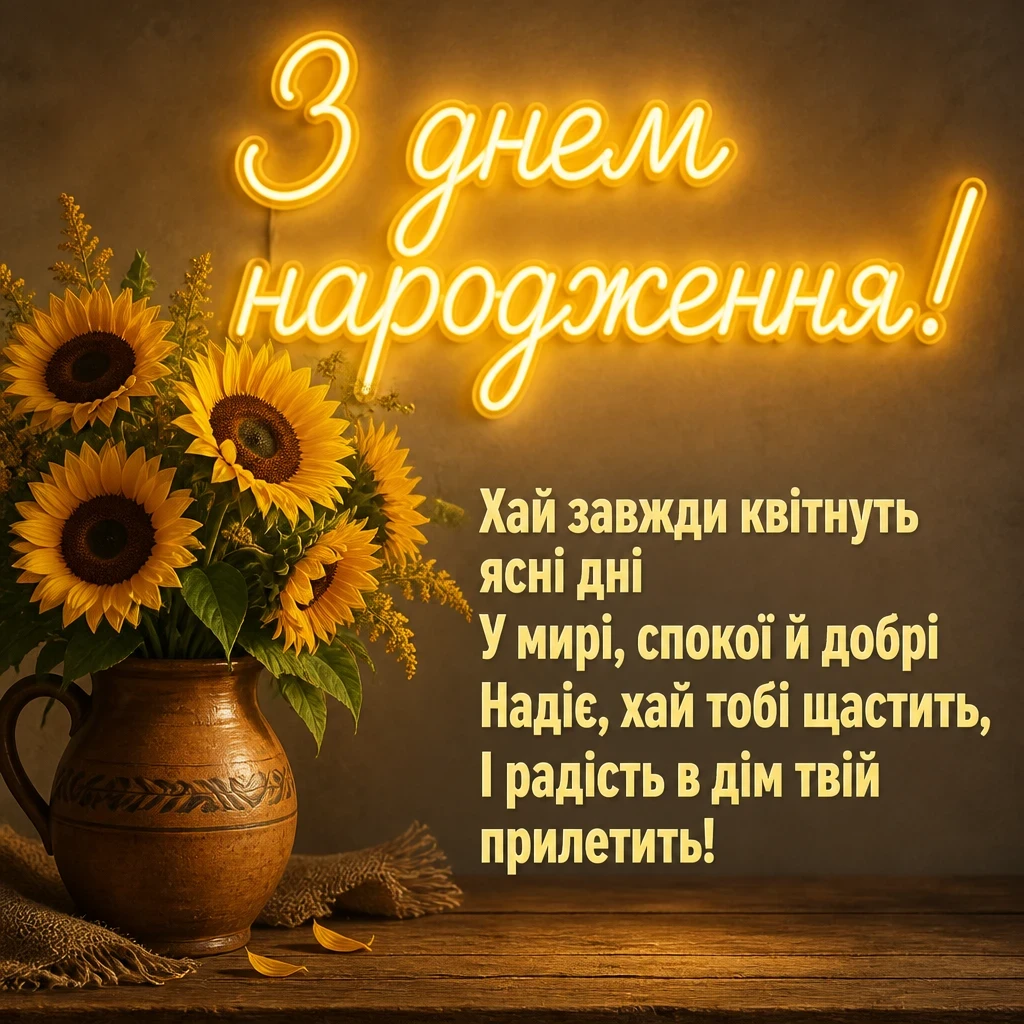 з днем народження надія