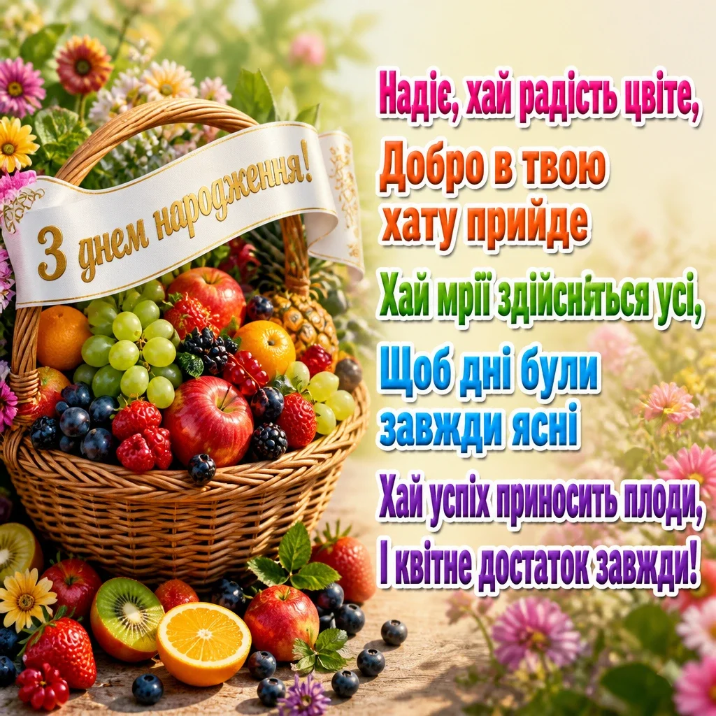 з днем народження надія