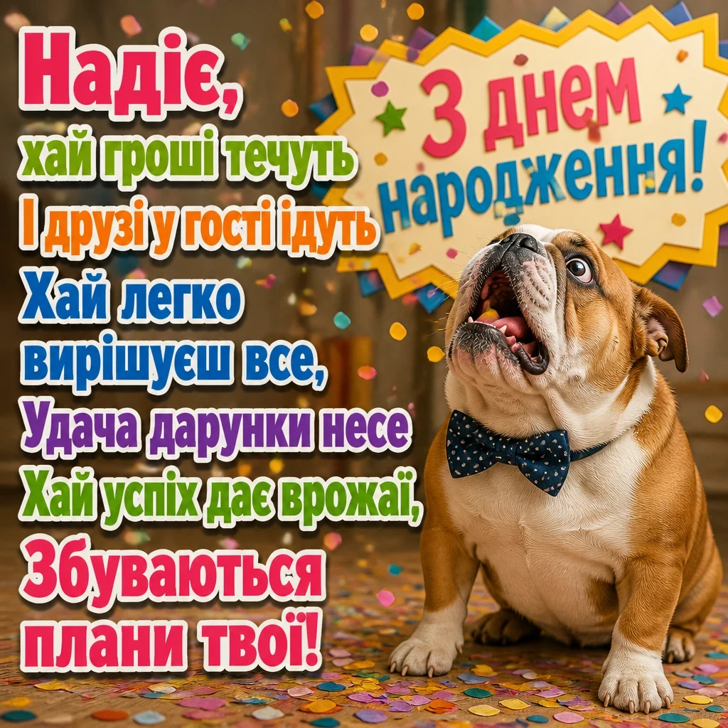 з днем народження надія