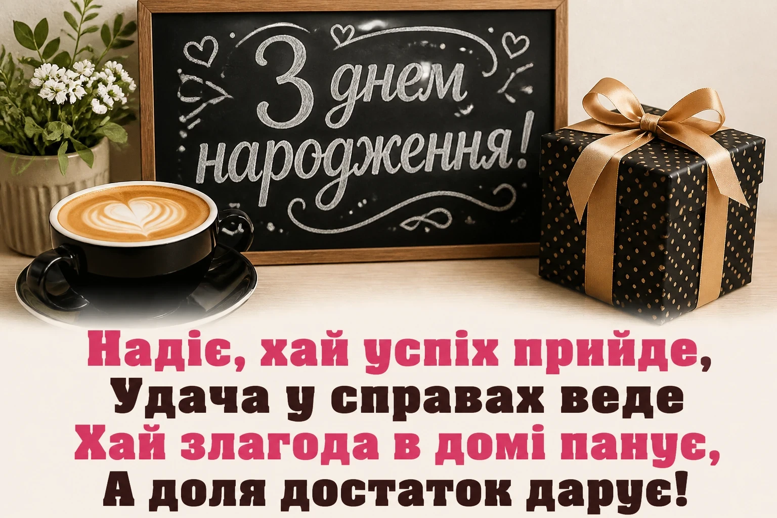 з днем народження надія