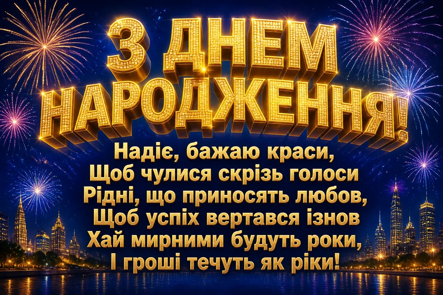 з днем народження надія