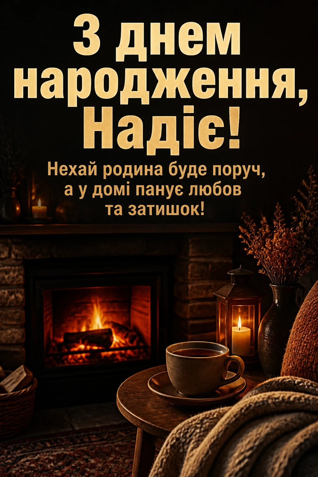 з днем народження надія