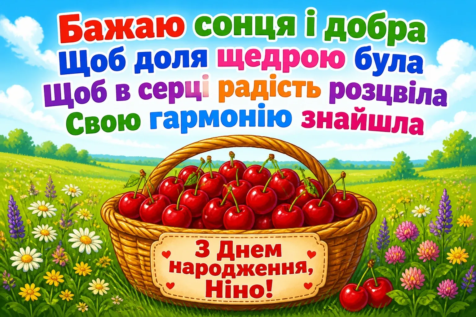 з днем народження ніна