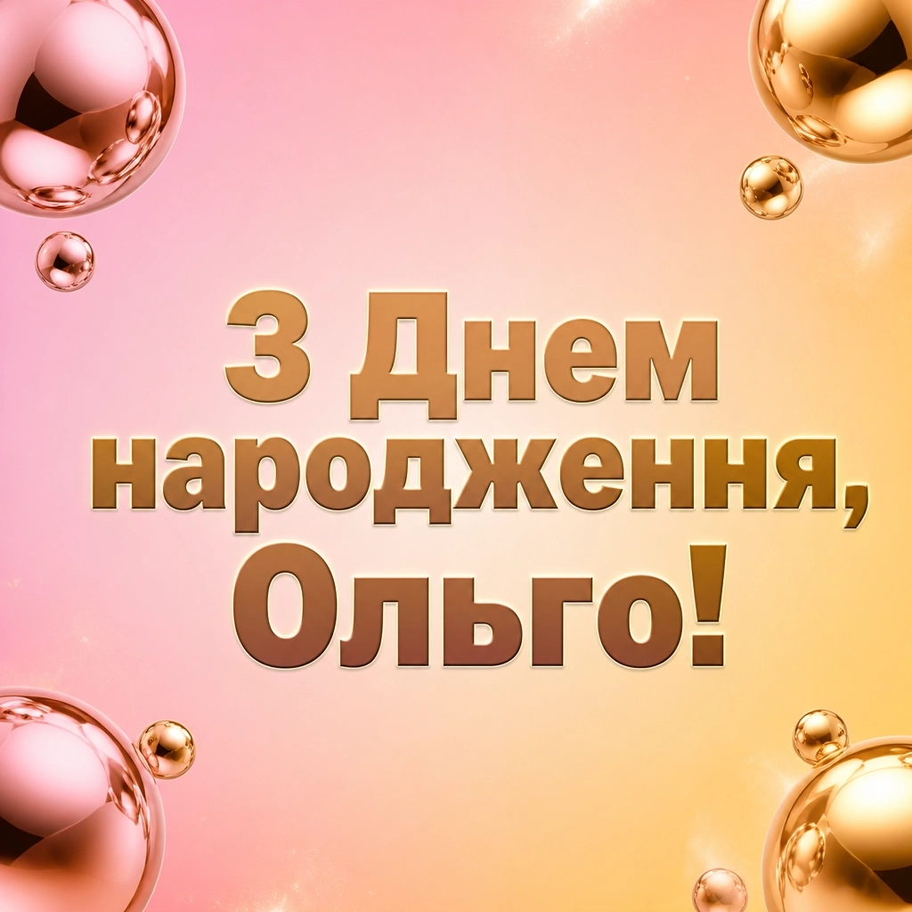 з днем народження ольга з днем народження ольга