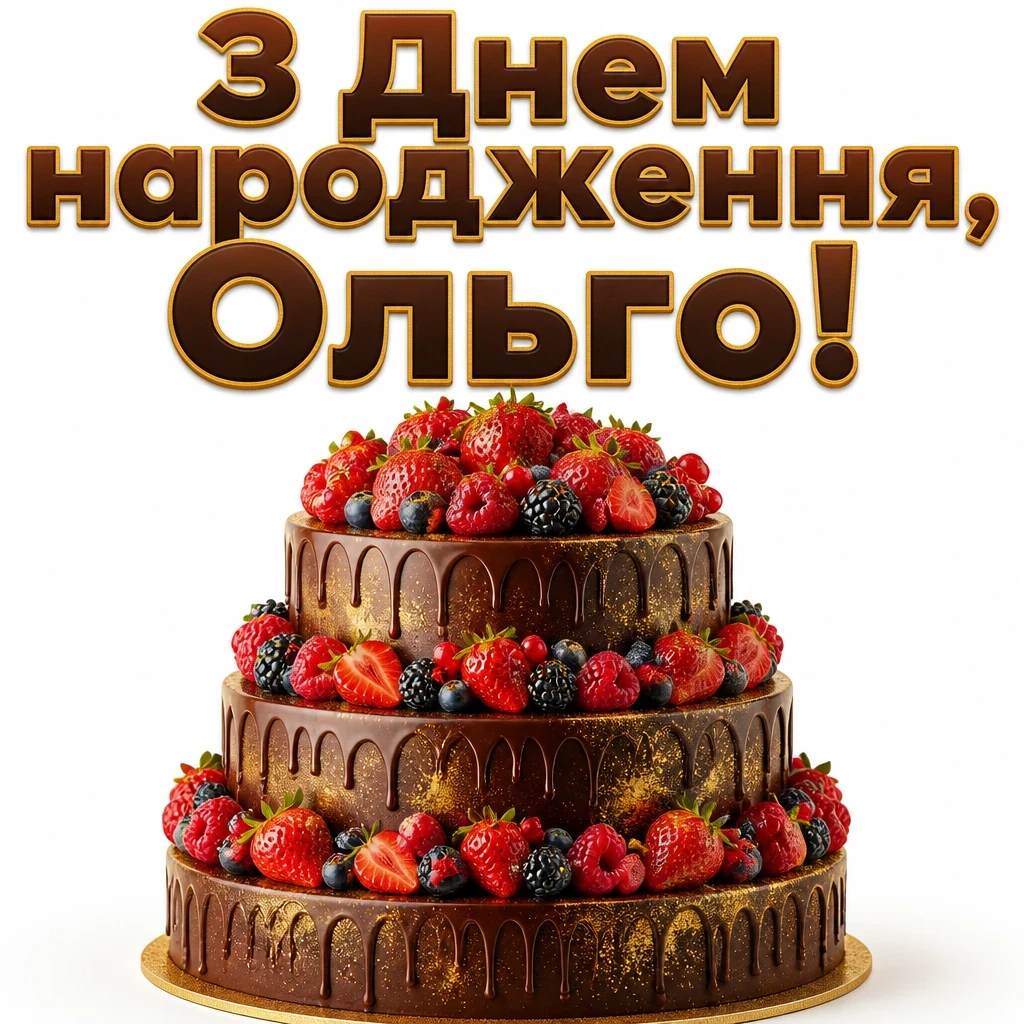 з днем народження ольга з днем народження ольга