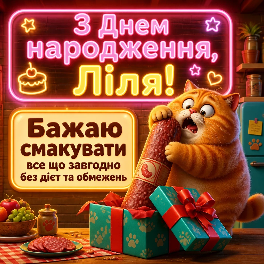 з днем народження ліля