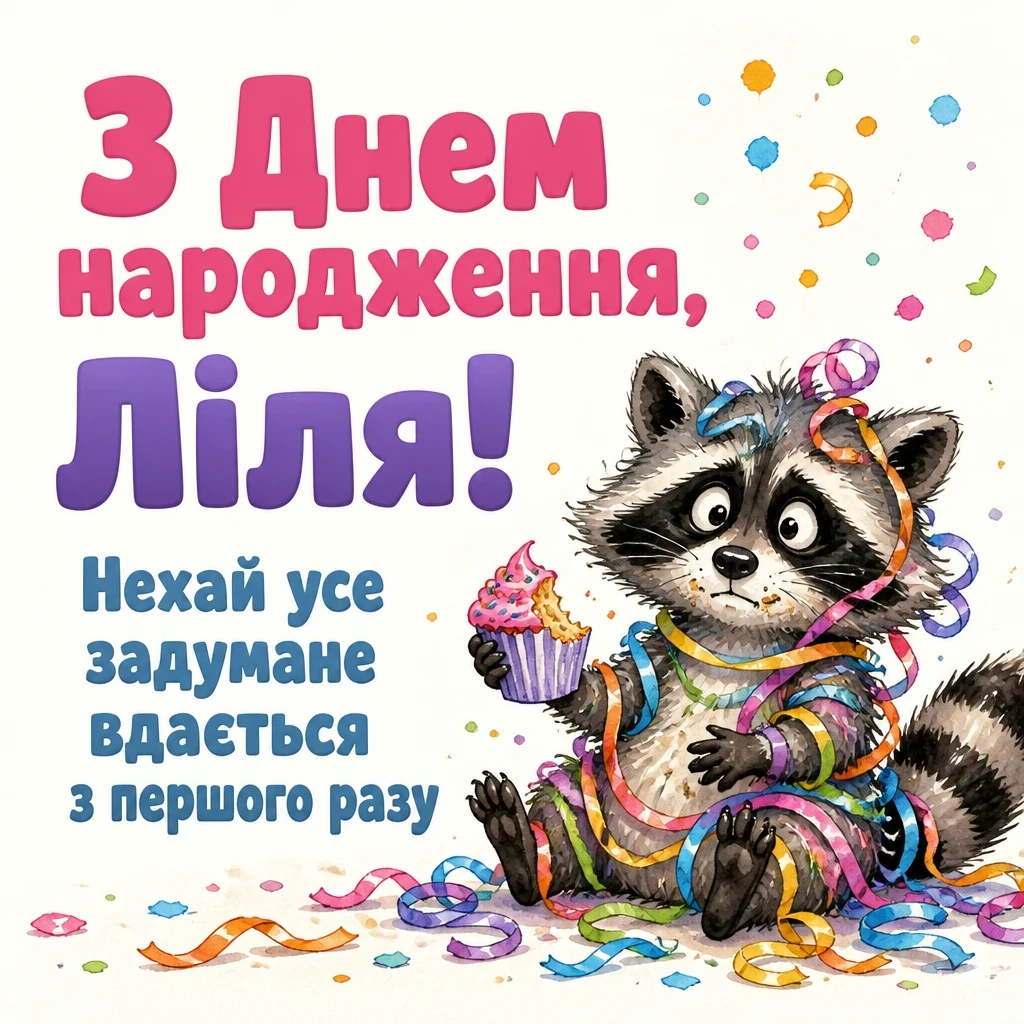 з днем народження ліля