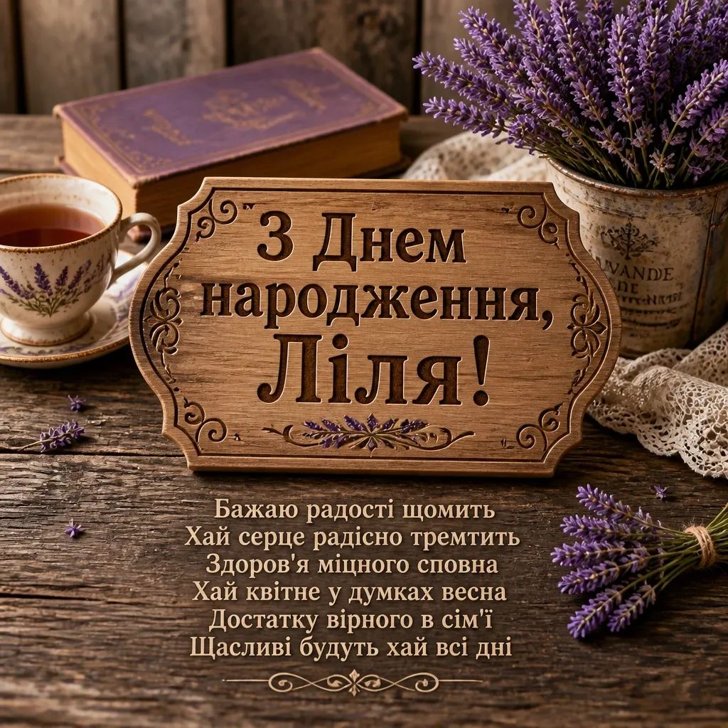 з днем народження ліля