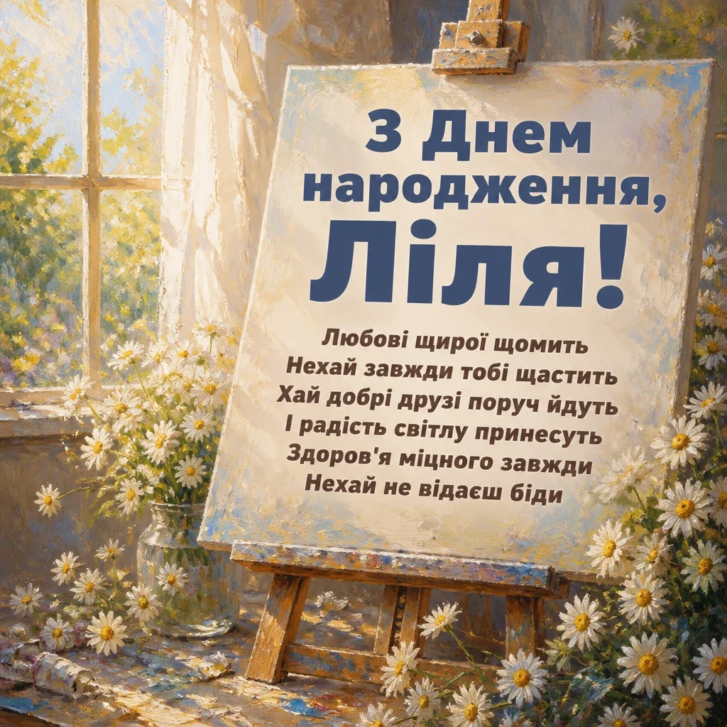 з днем народження ліля