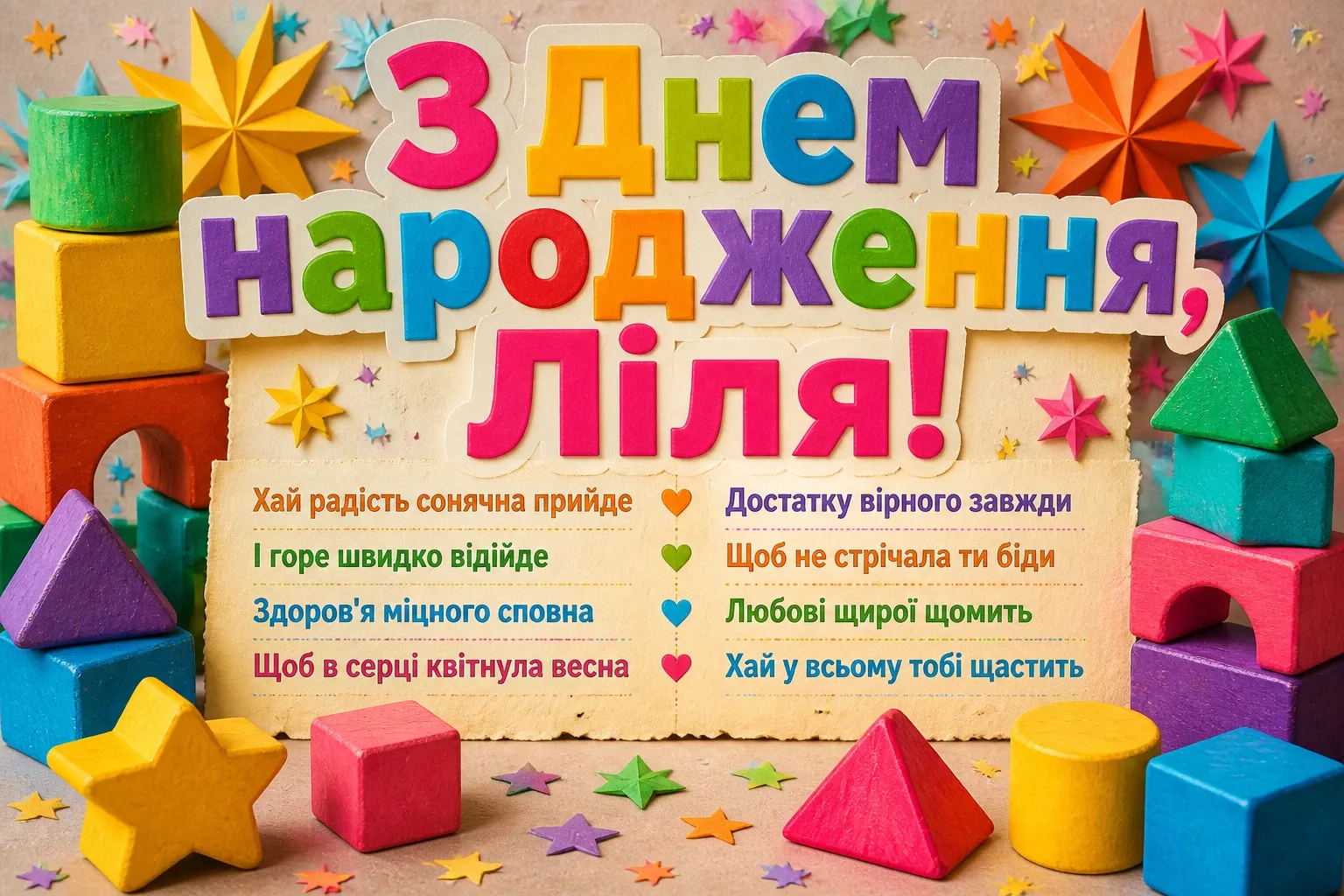 з днем народження ліля
