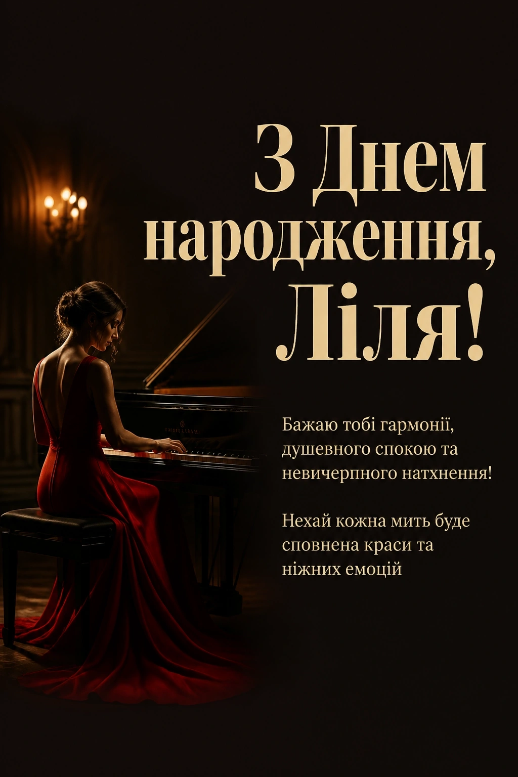 з днем народження ліля